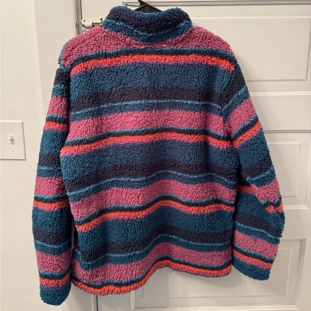 Eddie Bauer Striped fleece - lightly worn - Picture 2 of 3